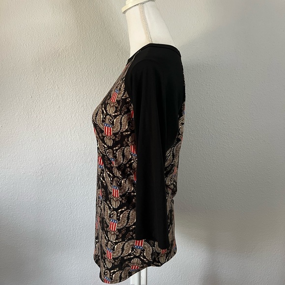 NWT Lularoe American Flag Eagle Randy - Picture 3 of 5